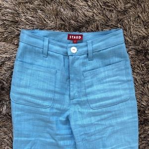Staud linen flared pants NWOT